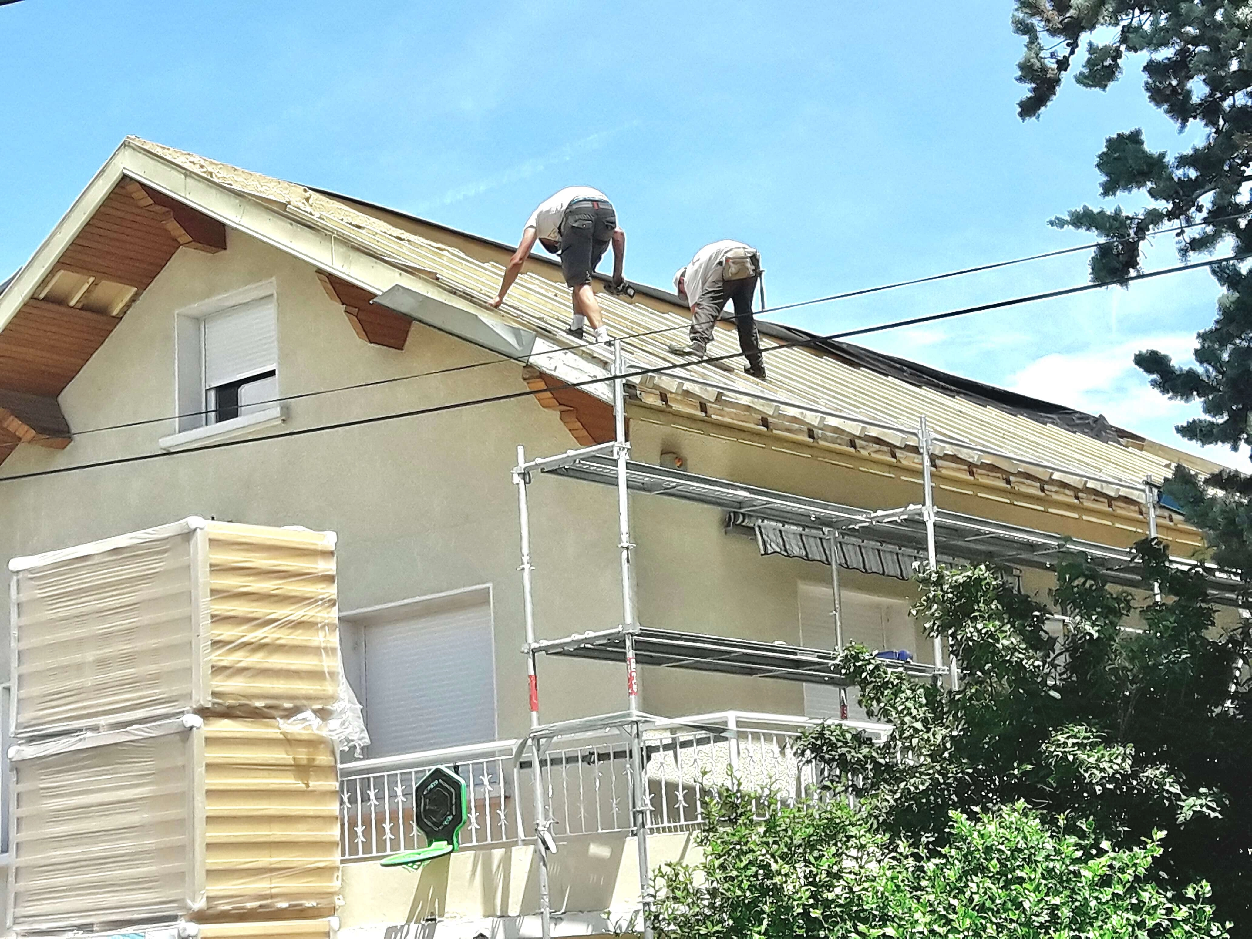 charpente, toiture, renfort de chevrons,rénovation de toiture