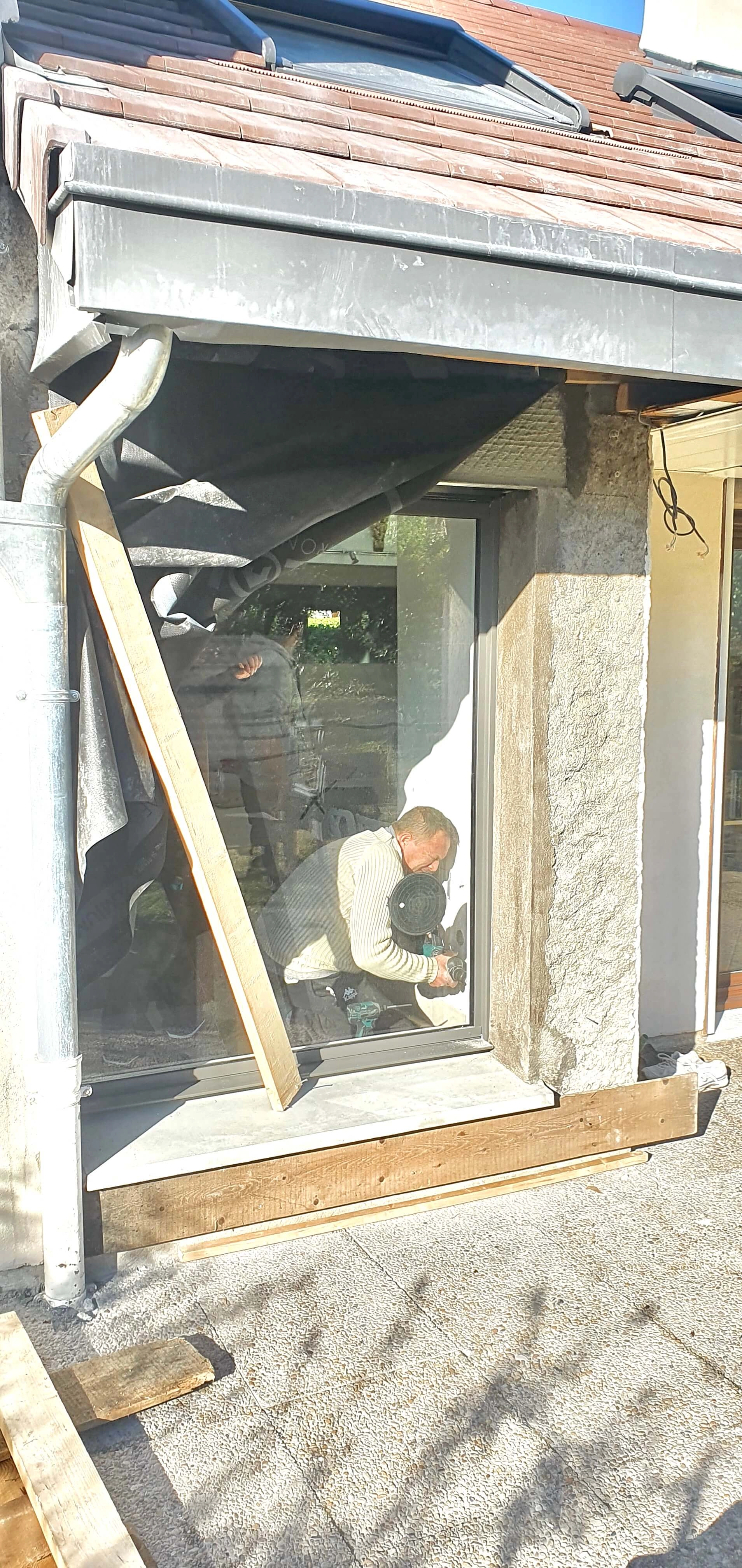 ouverture; reprise en sous-oeuvre,chassis fixe, rénovation ouverture; reprise en sous-oeuvre,chassis fixe, rénovation