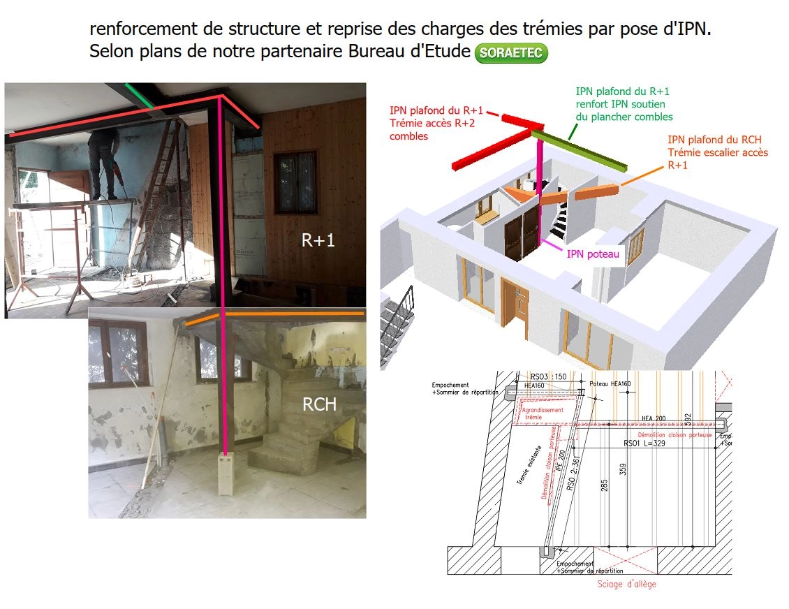 bureau d&#039;etude structure etude béton renforcement maison